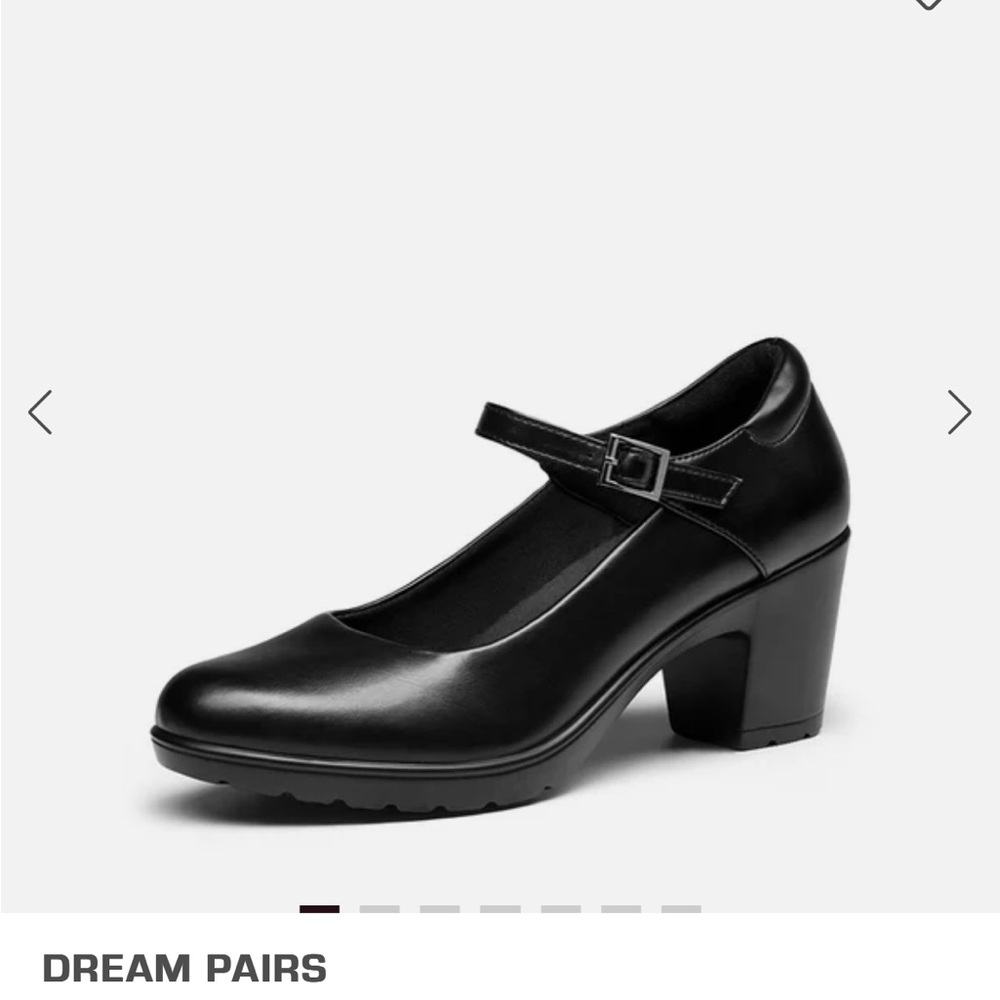 Black Mary Jane Heels - Flight Attendant Shoes